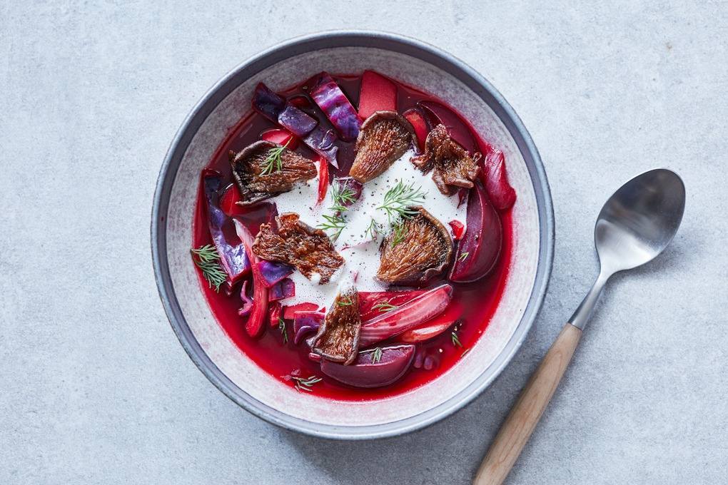 recipe image A Summer Borscht