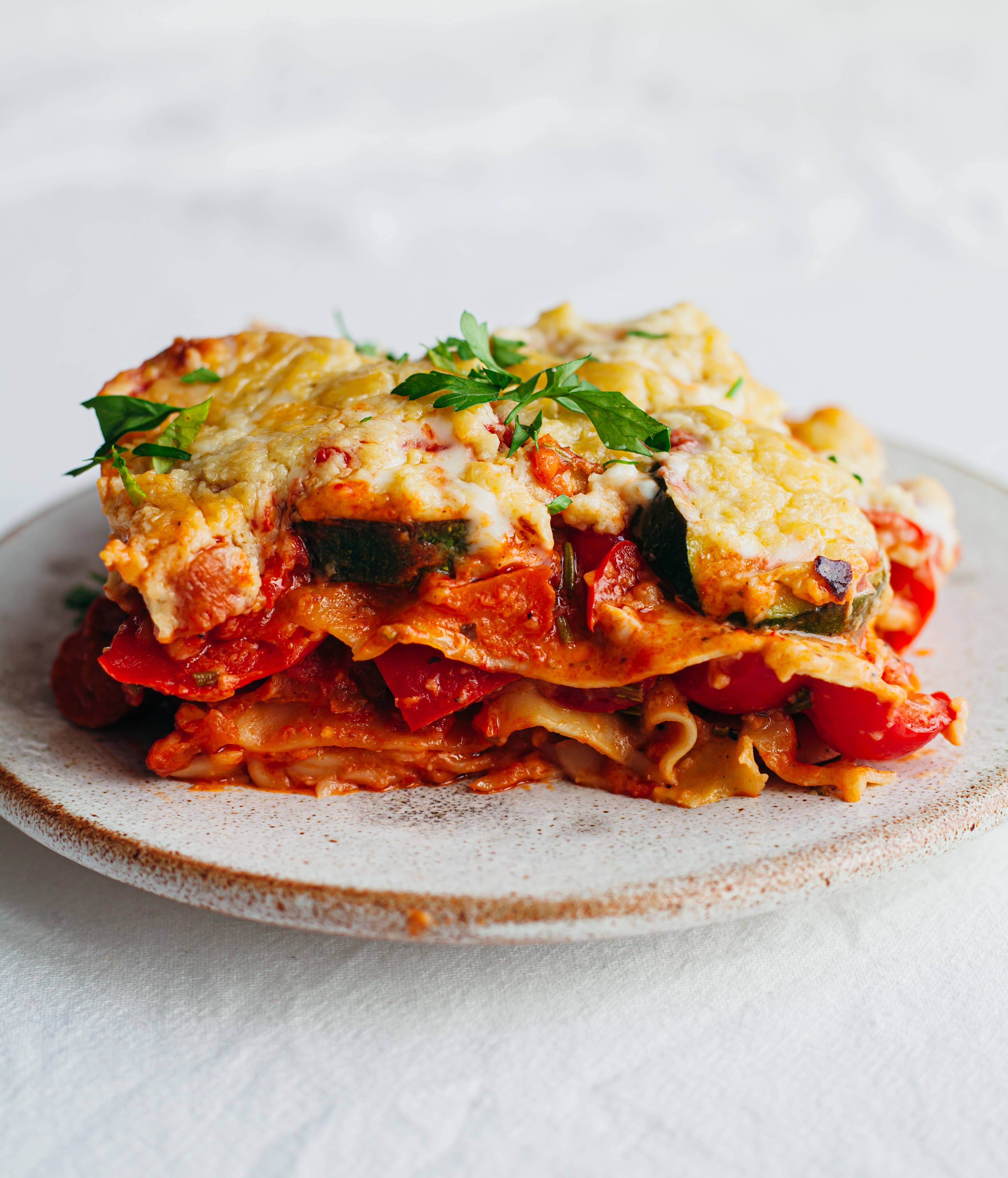 vegetable lasagna recipe ingredients